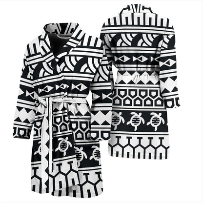 Samoan Pattern Print Design LKS303 Men Bathrobe