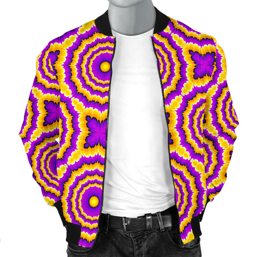 Optical illusion Expansion Men Bomber Jacket