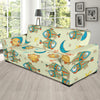 Pisces Pattern Print Design A03 Sofa Slipcover