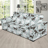 Cat Pattern Print Design 08 Sofa Slipcover