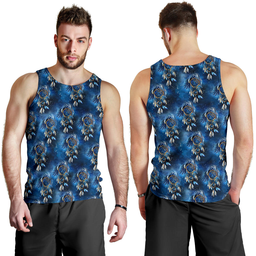 Eagles Dream Catcher Themed Men Tank Top