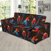 Macaw Pattern Print Design 04 Sofa Slipcover