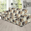 Bear Pattern Print Design 04 Sofa Slipcover