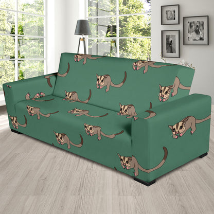 Sugar Glider Pattern Print Design 01 Sofa Slipcover