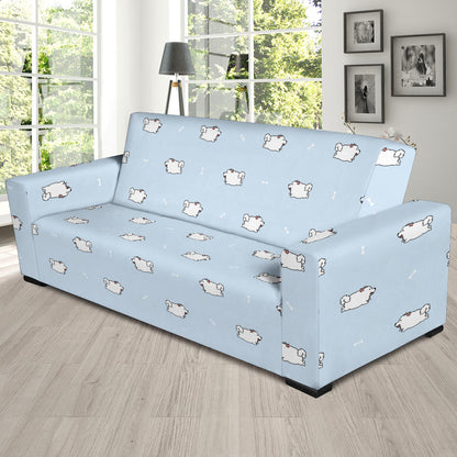 Samoyeds Print Design LKS302 Sofa Slipcover