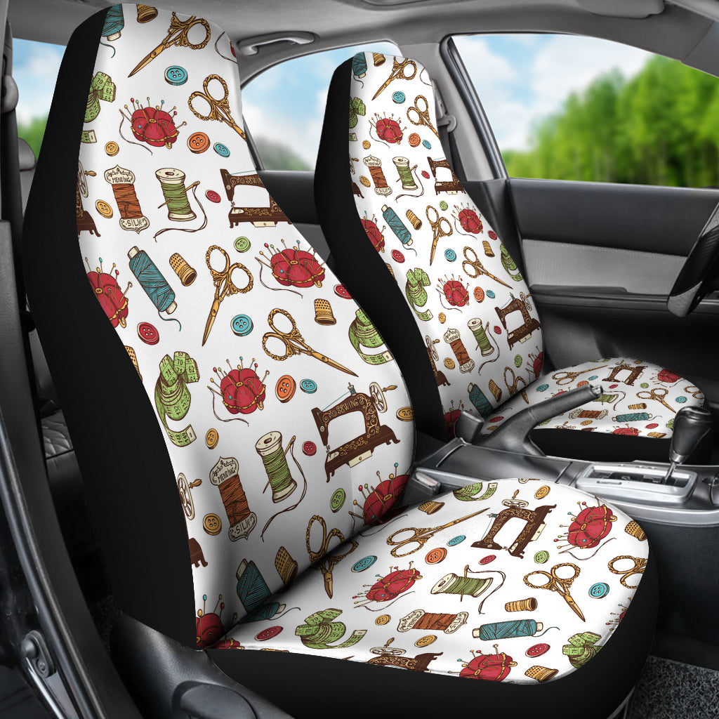 Sewing Equipment Print Design LKS304 Car Seat Covers