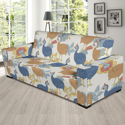 Guinea Fowl Pattern Print Design 01 Sofa Slipcover