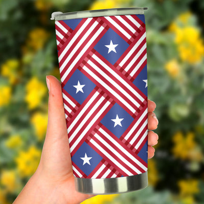 American flag Pattern Tumbler