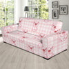 Pig Baby Pattern Print Design 01 Sofa Slipcover