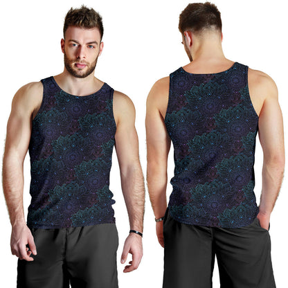 Boho Floral Mandala Men Tank Top