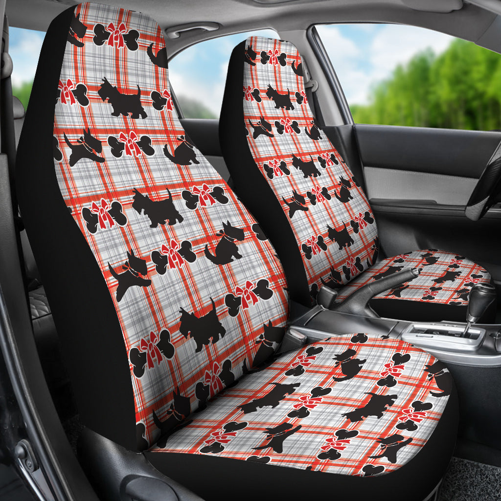 Scottish Terriers Print Design LKS3014 Car Seat Covers