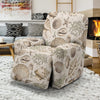 Seashell Print Design LKS304 Recliner Slipcover