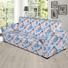 Bluebird Pattern Print Design 01 Sofa Slipcover