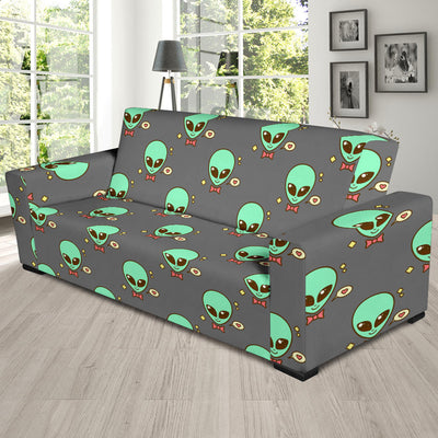 Alien Pattern Print Design 02 Sofa Slipcover