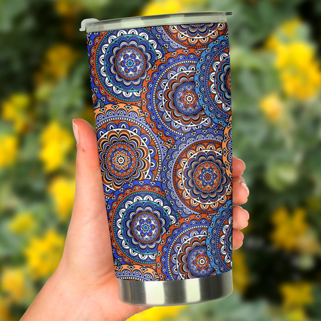 Mandala Boho Chic Design Print Tumbler