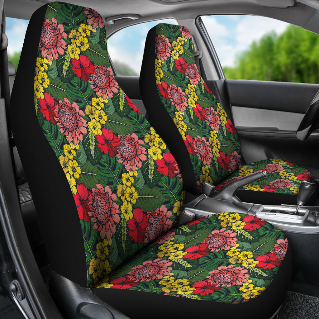Summer Floral Print Design LKS305 Car Seat Covers