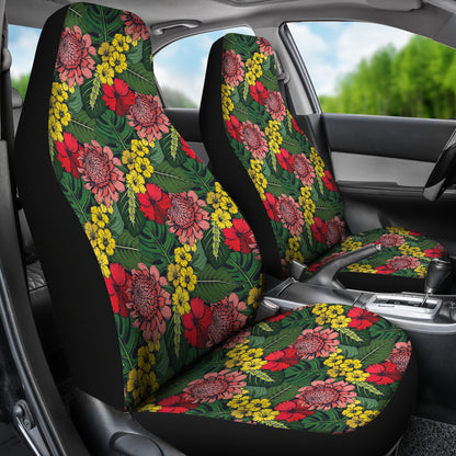 Summer Floral Print Design LKS305 Car Seat Covers
