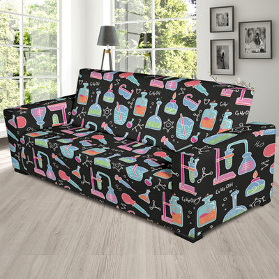 Chemical Pattern Print Design 06 Sofa Slipcover