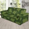 Kale Pattern Print Design 01 Sofa Slipcover