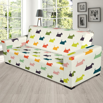 Scottish Terriers Print Design LKS305 Sofa Slipcover
