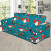 Drum Set Guitar Pattern Print Design 02 Sofa Slipcover