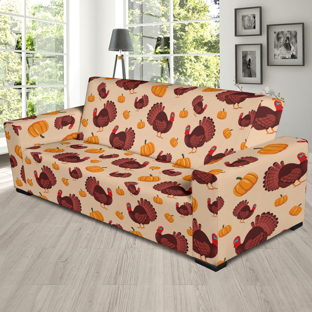 Thanksgiving Print Design LKS308 Sofa Slipcover