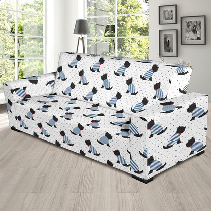 Scottish Terriers Print Design LKS3013 Sofa Slipcover