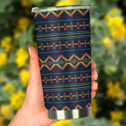 Southwest American Design Themed Print Tumbler
