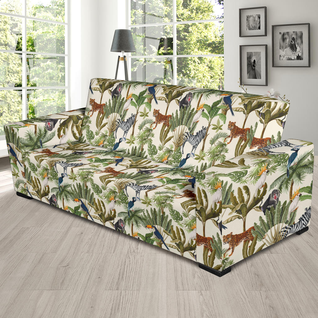 Safari Animal Print Design LKS304 Sofa Slipcover