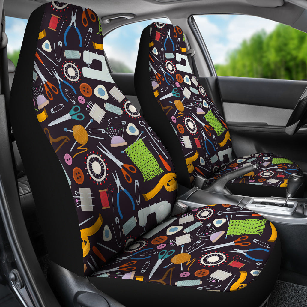 Sewing Equipment Print Design LKS308 Car Seat Covers