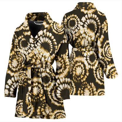 Tie Dye Print Design LKS307 Women Bathrobe