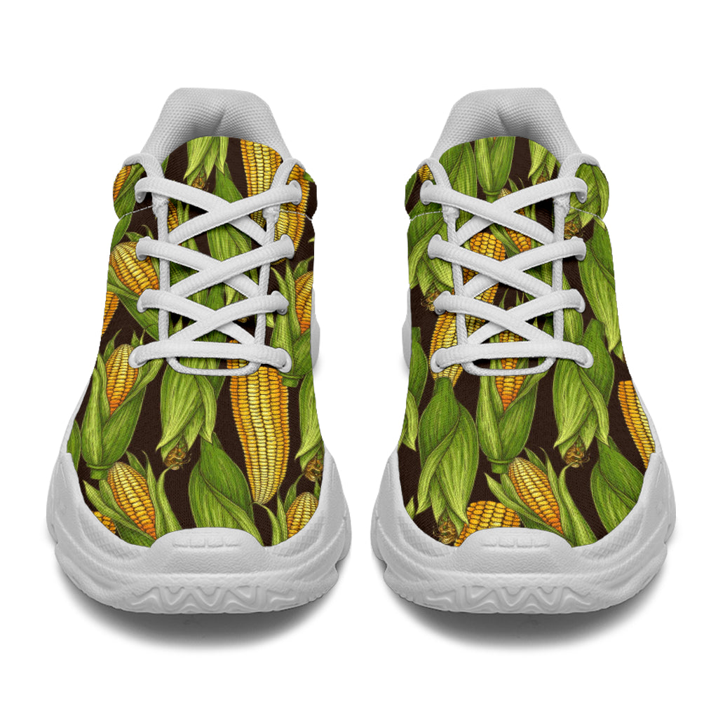 Agricultural Corn cob Print Chunky Sneakers