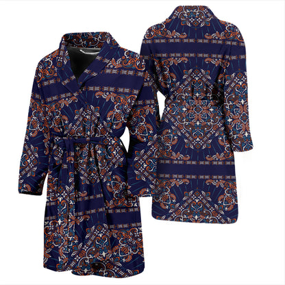 Bandana Print Design LKS3012 Men Bathrobe
