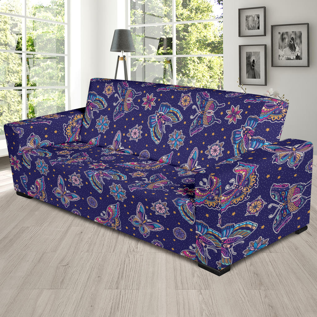Butterfly Print Design LKS303 Sofa Slipcover