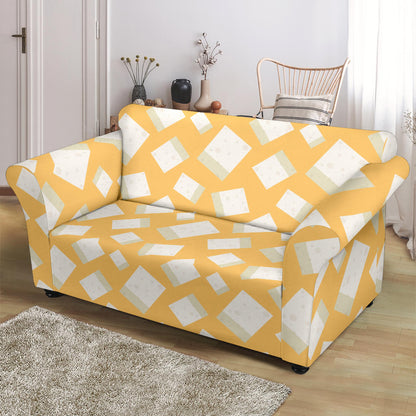 Tofu Print Design LKS302 Loveseat Couch Slipcover