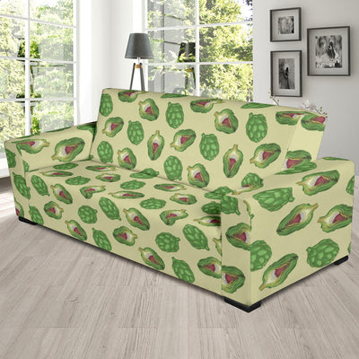 Artichoke Pattern Print Design 03 Sofa Slipcover