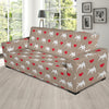 Bull Terriers Pattern Print Design 01 Sofa Slipcover