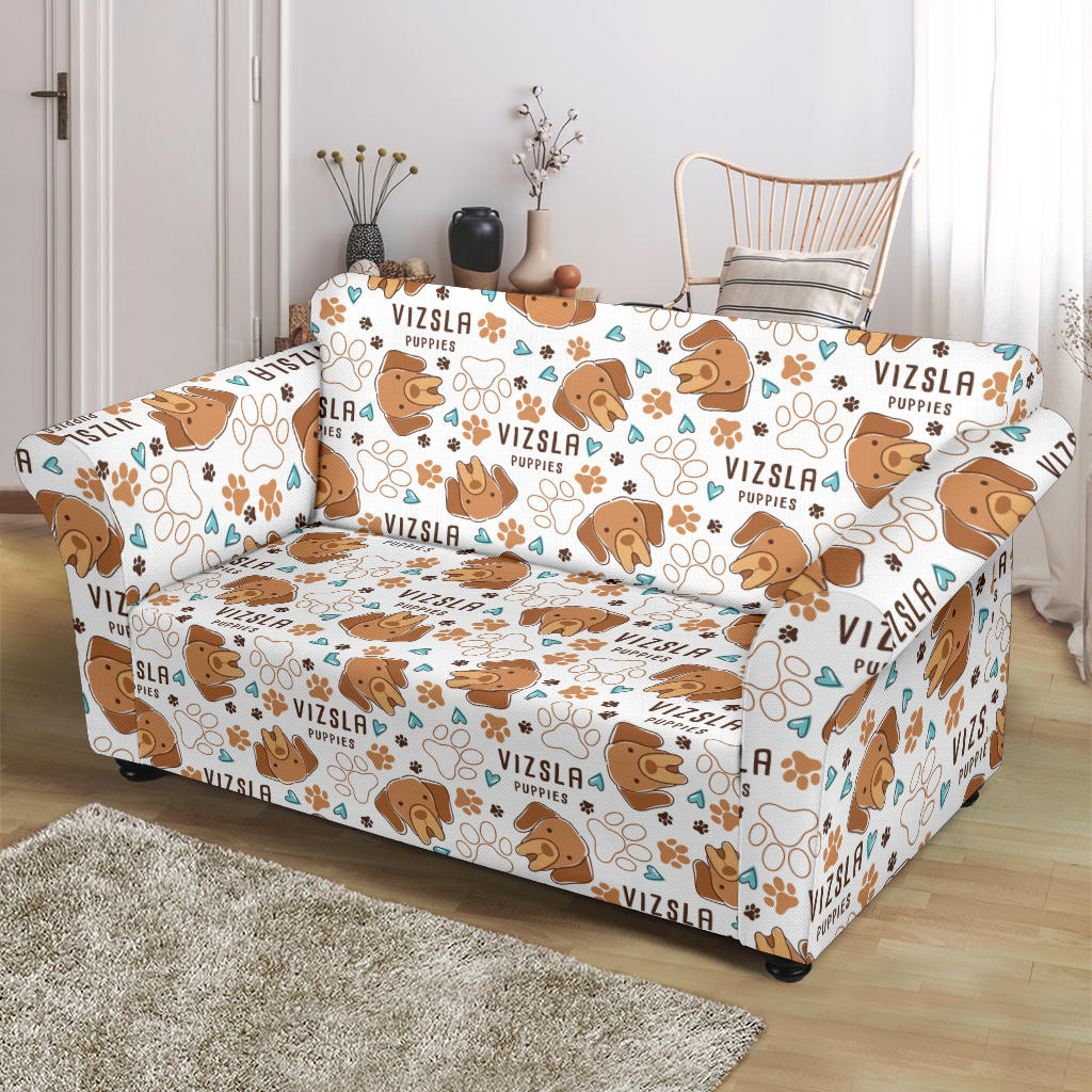 Vizslas Print Design LKS301 Loveseat Couch Slipcover