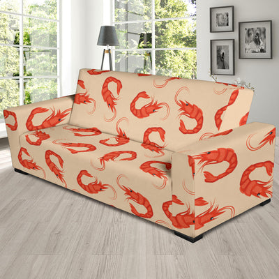 Prawn Pattern Print Design 02 Sofa Slipcover