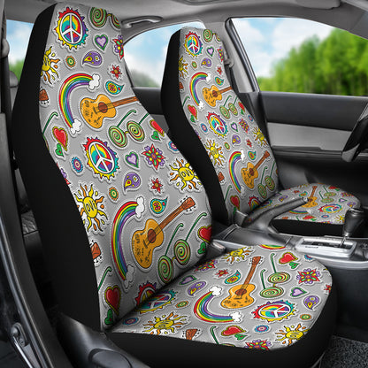 Hippie Print Design LKS306 Car Seat Covers