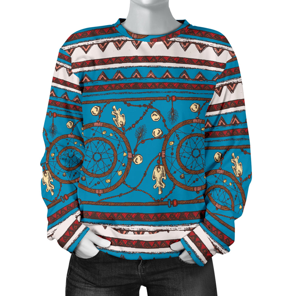 Dream catcher aztec Women Long Sleeve Sweatshirt