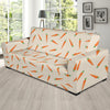 Carrot Pattern Print Design 07 Sofa Slipcover