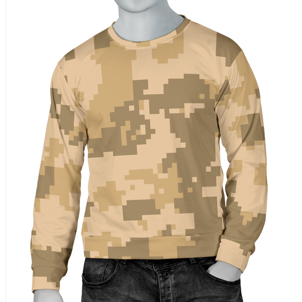 ACU Digital Desert Camouflage Men Long Sleeve Sweatshirt