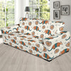 Armadillo Pattern Print Design 02 Sofa Slipcover