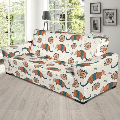 Armadillo Pattern Print Design 02 Sofa Slipcover