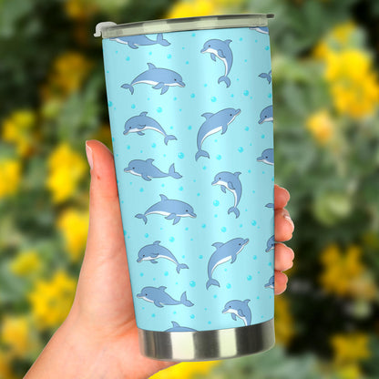 Dolphin Baby Cute Print Pattern Tumbler