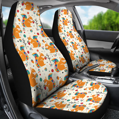 Squirrel Print Design LKS304 Car Seat Covers
