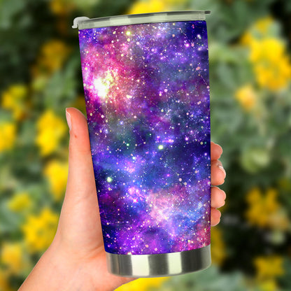 Galaxy Night Stardust Space Print  Tumbler