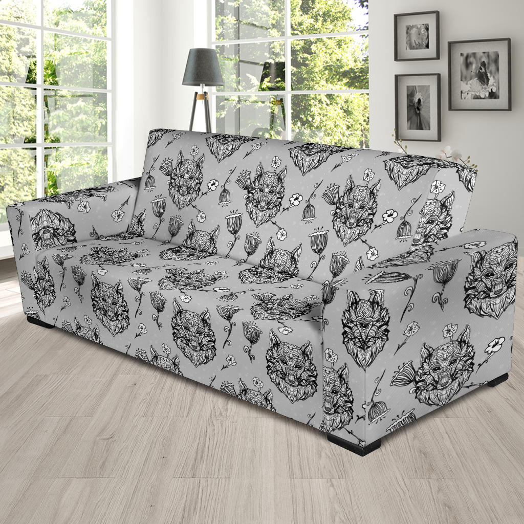 Tribal Pattern Print Design LKS306 Sofa Slipcover