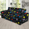 Autism Awareness Pattern Print Design 01 Sofa Slipcover